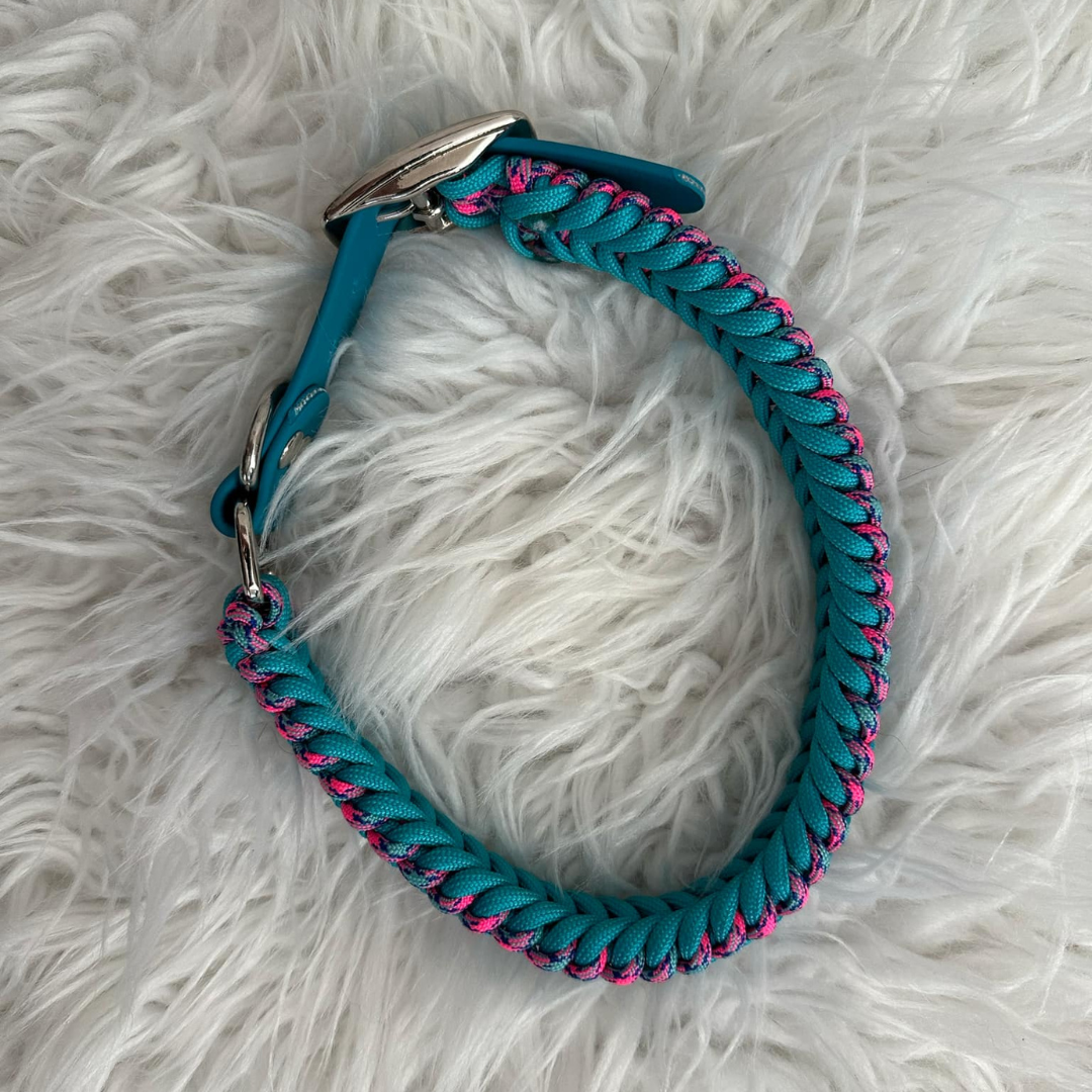 Blue Flamingo Collar