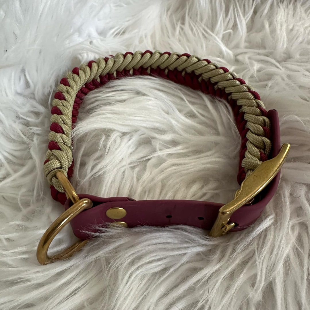 Ruby Canyon Collar - Double Paracord Size Large