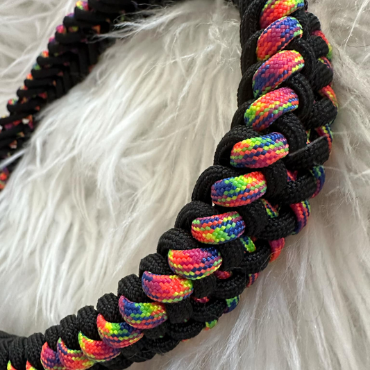 Running In Colour Collar - Double Paracord - Size Medium